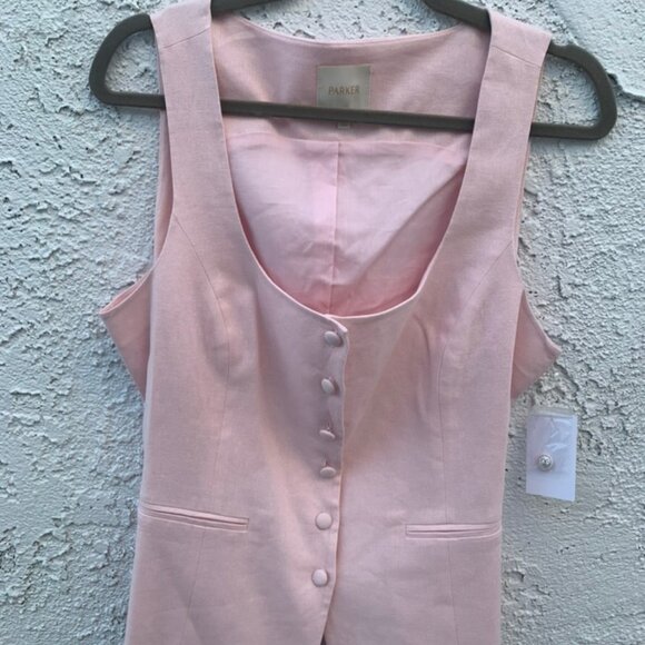 Pink Suite vest - business casual - Picture 1 of 5